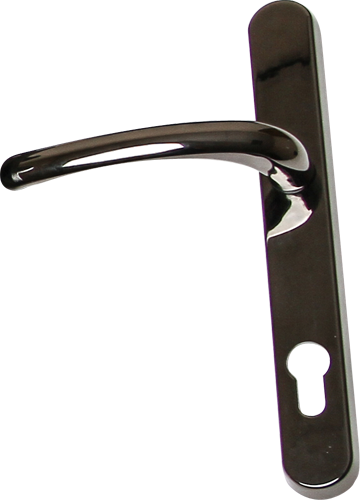 Bronze traditional door handle from shaws