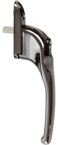 Traditional bronze cranked handle from shaws