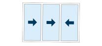 3 pane center pane