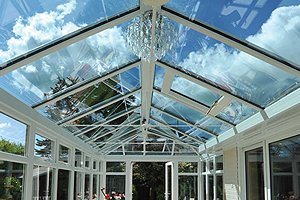 Enhanced conservatory roof glazing