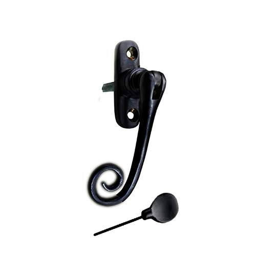 Monkeytailcasementhandle black