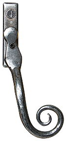 Classic pewter monkey tail handle