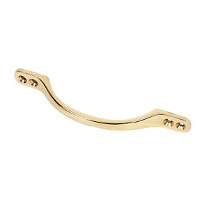 D handle polished brass