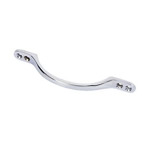 D handle polished chrome