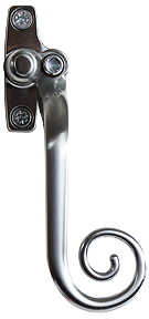 Elegance brushed chrome monkey tail handle