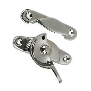 Fitch fastener polished chrome