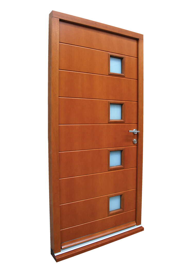 Outside timber door