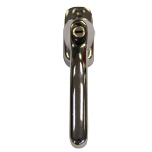 Tilt turn polished chrome