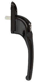 Traditional black cranked handle