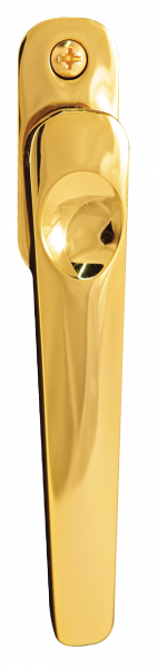 Verso handle polished gold chrome
