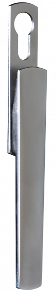 Vivo handle with escutcheon brushed satin chrome
