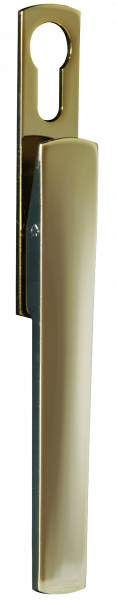 Vivo handle with escutcheon polished gold chrome