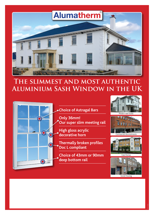 Alumatherm vertical sliding window