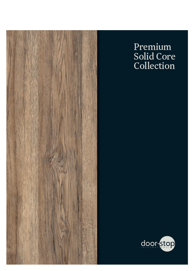 Door stop solid core collection