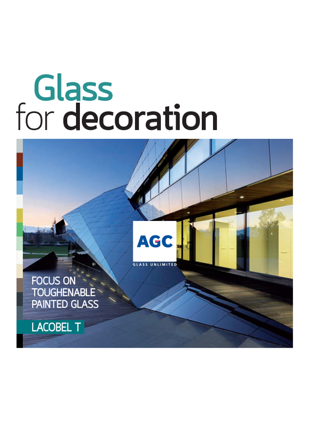 Glass for decoration