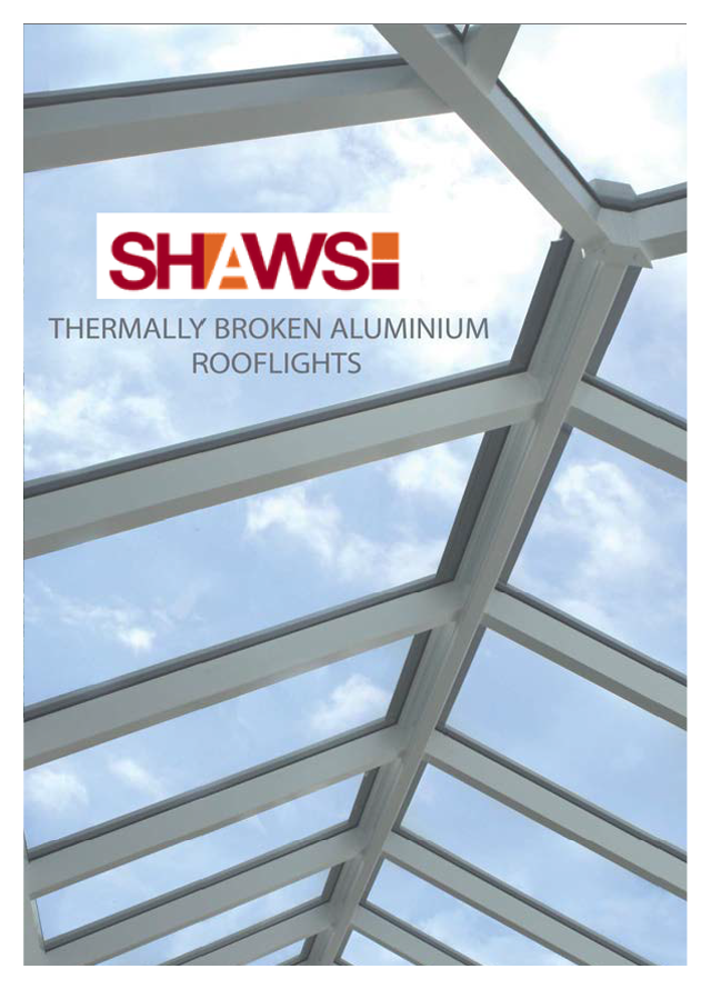 Thermally broken aluminium rooflights