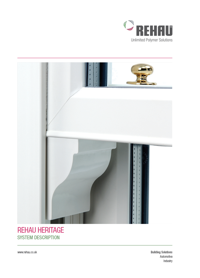 Rehau heritage vertical sliding sash windows spec
