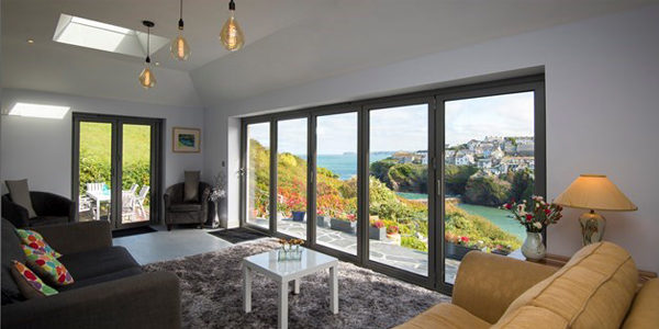 Origin bi fold door system showcasing beautiful view Origin bi fold door system showcasing beautiful view