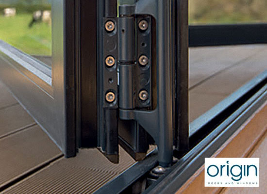 Origin ob 49 bi fold door slider with logo