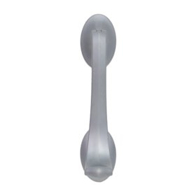 Scroll knocker satin silver